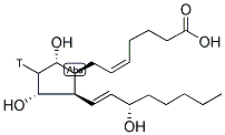 9ALPHA,11ALPHA,15S-TRIHYDROXY-(8BETA)-PROSTA-5Z,13E-DIEN-1-OIC-9-3H ACID Struktur