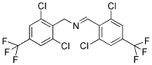 N-[2,6-DICHLORO-4-(TRIFLUOROMETHYL)BENZYL]-N-([2,6-DICHLORO-4-(TRIFLUOROMETHYL)PHENYL]METHYLENE)AMINE Struktur