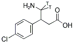 (-)-BACLOFEN, [BUTYL-4-3H(N)] Struktur