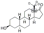 5ALPHA-ESTRAN-3BETA-OL-17-ONE-D3 Struktur