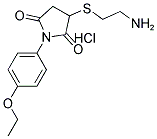 3-(2-AMINO-ETHYLSULFANYL)-1-(4-ETHOXY-PHENYL)-PYRROLIDINE-2,5-DIONE HYDROCHLORIDE Struktur