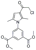 DIMETHYL 5-[3-(CHLOROACETYL)-2,5-DIMETHYL-1H-PYRROL-1-YL]ISOPHTHALATE Structure