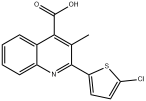 2-(5-CHLORO-THIOPHEN-2-YL)-3-METHYL-QUINOLINE-4-CARBOXYLIC ACID price.