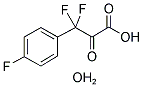 3,3-DIFLUORO-3-(4-FLUOROPHENYL)-2-OXOPROPIONIC ACID MONOHYDRATE Struktur