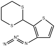 2-(3-AZIDOTHIEN-2-YL)-1,3-DITHIANE Struktur