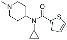 N-(CYCLOPROPYL)-N-(1-METHYLPIPERIDIN-4-YL)THIOPHENE-2-CARBOXAMIDE Struktur