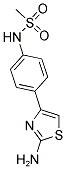 N-[4-(2-AMINO-1,3-THIAZOL-4-YL)PHENYL]METHANESULFONAMIDE Struktur