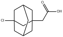 (3-CHLORO-ADAMANTAN-1-YL)-ACETIC ACID Struktur