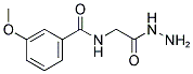 N-(2-HYDRAZINO-2-OXOETHYL)-3-METHOXYBENZAMIDE Struktur