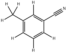 M-TOLUNITRILE-D7 Struktur