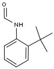 2-TERT-BUTYLPHENYLFORMAMIDE Struktur