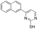 4-NAPHTHALEN-2-YL-PYRIMIDINE-2-THIOL Struktur