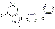 2,6,6-TRIMETHYL-1-(4-PHENOXYPHENYL)-5,6,7-TRIHYDROINDOL-4-ONE Struktur