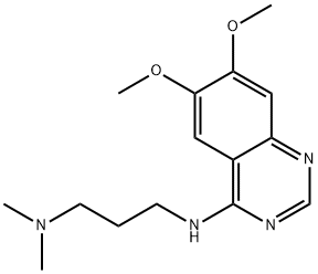 N-(6,7-DIMETHOXY-4-QUINAZOLINYL)-N-[3-(DIMETHYLAMINO)PROPYL]AMINE Struktur