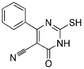 2-MERCAPTO-6-OXO-4-PHENYL-1,6-DIHYDRO-PYRIMIDINE-5-CARBONITRILE Struktur