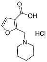 2-PIPERIDIN-1-YLMETHYL-FURAN-3-CARBOXYLIC ACIDHYDROCHLORIDE Struktur