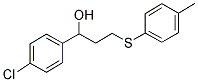 1-(4-CHLOROPHENYL)-3-[(4-METHYLPHENYL)SULFANYL]-1-PROPANOL Struktur