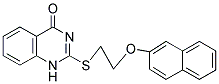 2-([2-(2-NAPHTHYLOXY)ETHYL]THIO)QUINAZOLIN-4(1H)-ONE Struktur