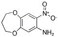 8-NITRO-3,4-DIHYDRO-2H-1,5-BENZODIOXEPIN-7-AMINE Struktur