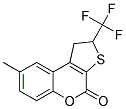 1,2-DIHYDRO-8-METHYL-2-TRIFLUOROMETHYL-4H-THIENO-[2,3-C]-CHROMENE-4-ONE Struktur