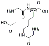 H-GLY-LYS(RETRO-GLY-H)-OH ACETATE SALT Struktur