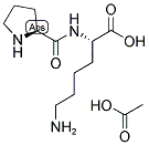 H-PRO-LYS-OH ACETATE SALT Struktur