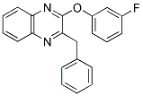 2-BENZYL-3-(3-FLUOROPHENOXY)QUINOXALINE Struktur