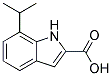 7-ISOPROPYL-1H-INDOLE-2-CARBOXYLIC ACID Struktur