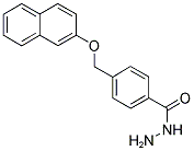 4-(NAPHTHALEN-2-YLOXYMETHYL)-BENZOIC ACID HYDRAZIDE Struktur