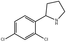 2-(2,4-DICHLORO-PHENYL)-PYRROLIDINE Struktur