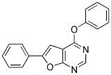 4-PHENOXY-6-PHENYLFURO[2,3-D]PYRIMIDINE Struktur