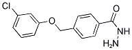 4-(3-CHLORO-PHENOXYMETHYL)-BENZOIC ACID HYDRAZIDE Struktur