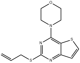 2-(ALLYLSULFANYL)-4-MORPHOLINOTHIENO[3,2-D]PYRIMIDINE Struktur