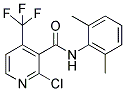 2-CHLORO-N-(2,6-DIMETHYLPHENYL)-4-(TRIFLUOROMETHYL)NICOTINAMIDE Struktur