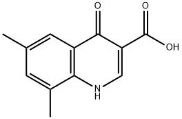 6,8-DIMETHYL-4-OXO-1,4-DIHYDROQUINOLINE-3-CARBOXYLIC ACID Structure