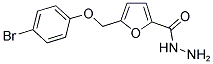 5-(4-BROMO-PHENOXYMETHYL)-FURAN-2-CARBOXYLIC ACID HYDRAZIDE Struktur