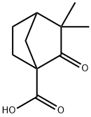 3,3-DIMETHYL-2-OXOBICYCLO[2.2.1]HEPTANE-1-CARBOXYLIC ACID Struktur