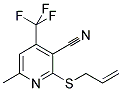 2-(ALLYLSULFANYL)-6-METHYL-4-(TRIFLUOROMETHYL)NICOTINONITRILE Struktur