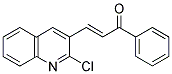 1-PHENYL-3-(2-CHLORO-3-QUINOLINYL)-2-PROPEN-1-ONE Struktur