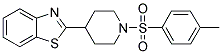 2-(1-[(4-METHYLPHENYL)SULFONYL]-4-PIPERIDINYL)-1,3-BENZOTHIAZOLE Struktur