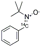 N-T-BUTYL-ALPHA-PHENYLNITRONE, [METHYLENE-14C]- Struktur