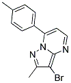 3-BROMO-2-METHYL-7-(4-METHYLPHENYL)PYRAZOLO[1,5-A]PYRIMIDINE Struktur