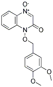 1-[(3,4-DIMETHOXYBENZYL)OXY]QUINOXALIN-2(1H)-ONE 4-OXIDE Struktur