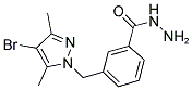 3-(4-BROMO-3,5-DIMETHYL-PYRAZOL-1-YLMETHYL)-BENZOIC ACID HYDRAZIDE Struktur