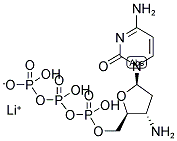 3'-AMINO-2',3'-DIDEOXYCYTIDINE-5'-TRIPHOSPHATE LITHIUM SALT Struktur