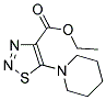 ETHYL 5-PIPERIDIN-1-YL-1,2,3-THIADIAZOLE-4-CARBOXYLATE Struktur