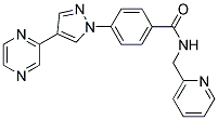 4-[4-(PYRAZIN-2-YL)-1H-PYRAZOL-1-YL]-N-(2-PYRIDINYLMETHYL)BENZAMIDE