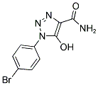 1-(4-BROMOPHENYL)-5-HYDROXY-1H-1,2,3-TRIAZOLE-4-CARBOXAMIDE Struktur