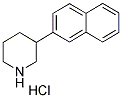 3-(2-NAPHTHYL) PIPERIDINE HYDROCHLORIDE Struktur