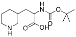 2-TERT-BUTOXYCARBONYLAMINO-3-PIPERIDIN-3-YL-PROPIONIC ACID Struktur